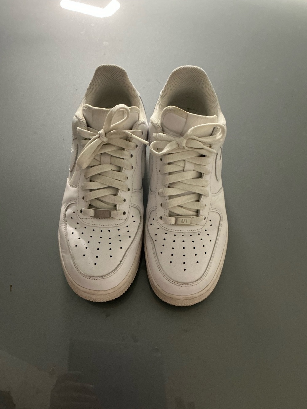 Woman White Casual Lace-Up Sneakers